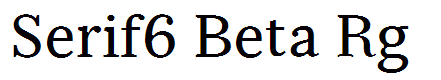 Serif6 Beta Rg