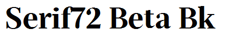 Serif72 Beta Bk