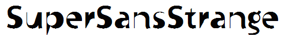 SuperSansStrange