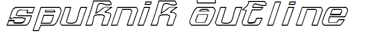 spuknik outline