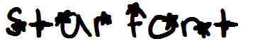 star font