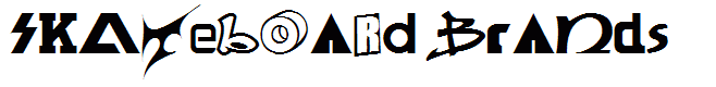 SKATEBOaRD braNds 