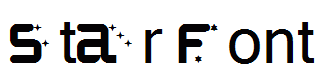 Star Font