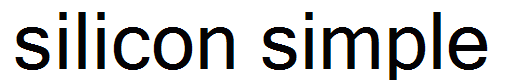 silicon simple