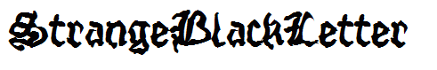 StrangeBlackLetter