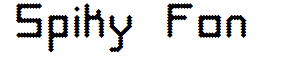 Spiky Font