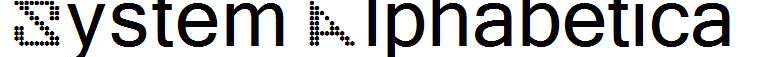 System Alphabetica