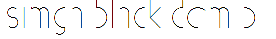 Simga Black Demo