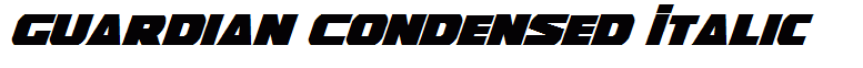 Guardian Condensed Italic