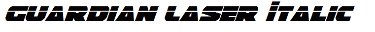 Guardian Laser Italic