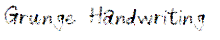 Grunge Handwriting
