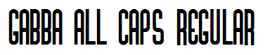 Gabba All Caps Regular