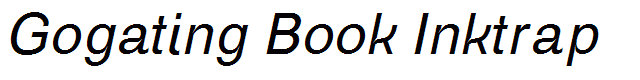Gogating Book Inktrap