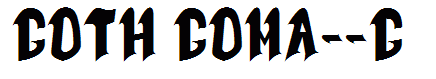 Goth Goma__G
