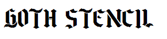 Goth Stencil