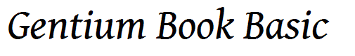 Gentium Book Basic