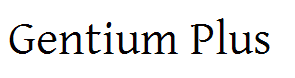 Gentium Plus