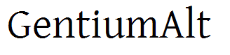 GentiumAlt