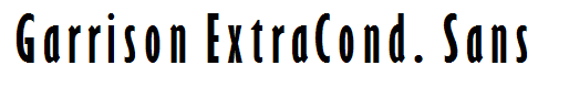 Garrison ExtraCond. Sans