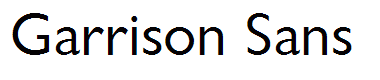 Garrison Sans