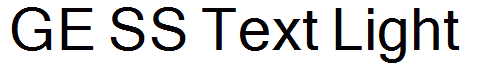 GE SS Text Light