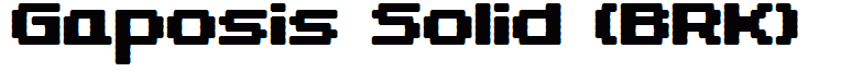 Gaposis Solid (BRK)