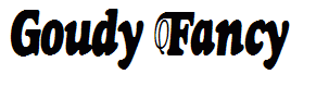 Goudy Fancy