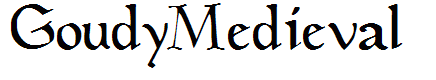 GoudyMedieval