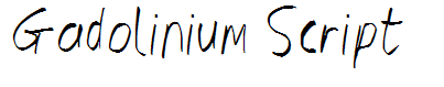 Gadolinium Script