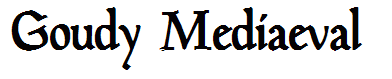 Goudy Mediaeval