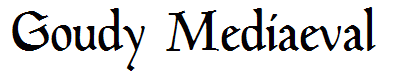 Goudy Mediaeval