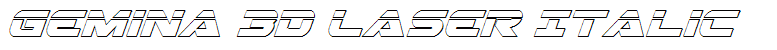 Gemina 3D Laser Italic