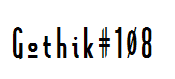 Gothik#108