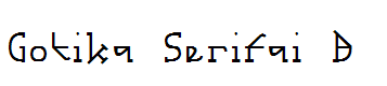 Gotika Serifai B
