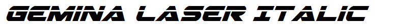Gemina Laser Italic