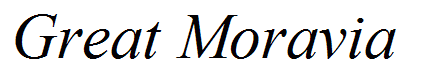 Great Moravia