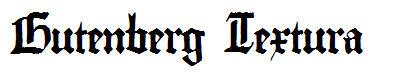 Gutenberg Textura