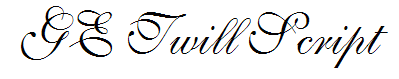 GE Twill Script