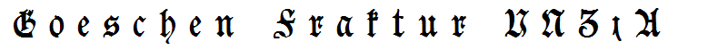 Goeschen Fraktur UNZ1A