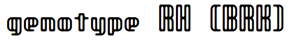 genotype RH (BRK)