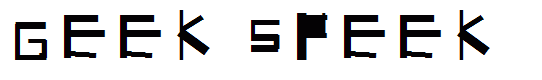 Geek Speek