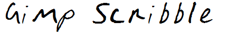 Gimp Scribble