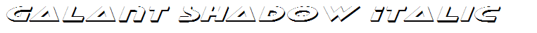 Galant Shadow Italic