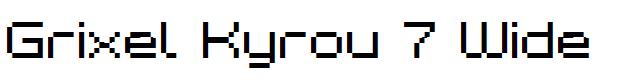 Grixel Kyrou 7 Wide