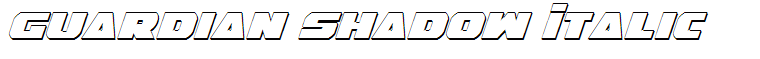 Guardian Shadow Italic