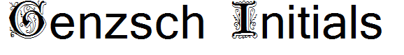 Genzsch Initials