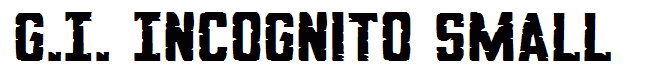 G.I. Incognito Small