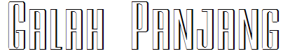 Galah Panjang