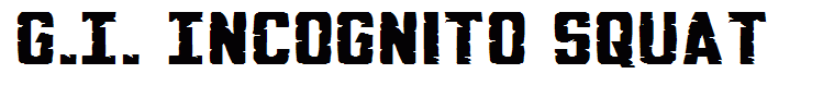 G.I. Incognito Squat