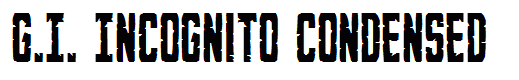 G.I. Incognito Condensed